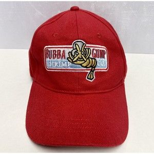 Bubba Gump Shrimp Co Strapback Hat - Red Forrest Gump Hat  Trucker Hat‎ Grandpa